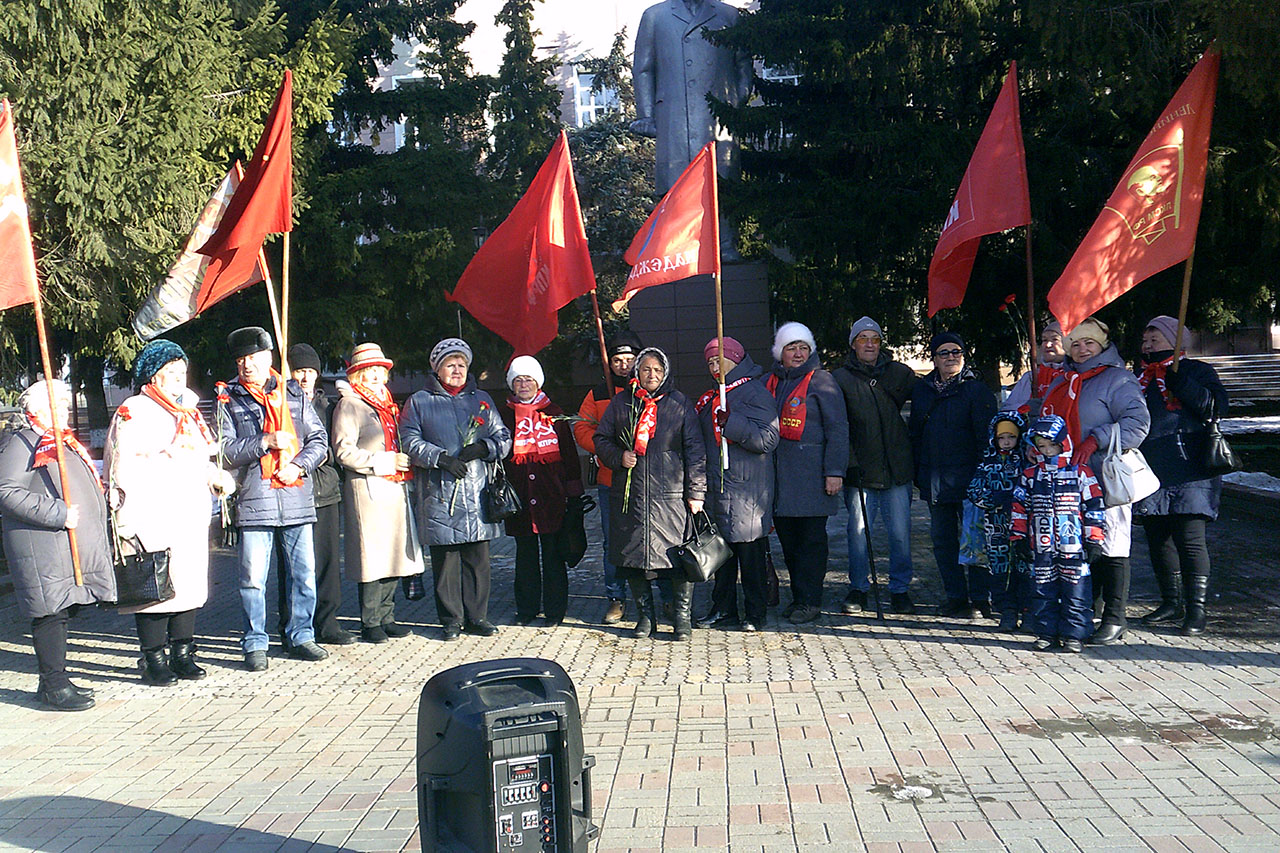 Праздник Великого Октября в Ялуторовске