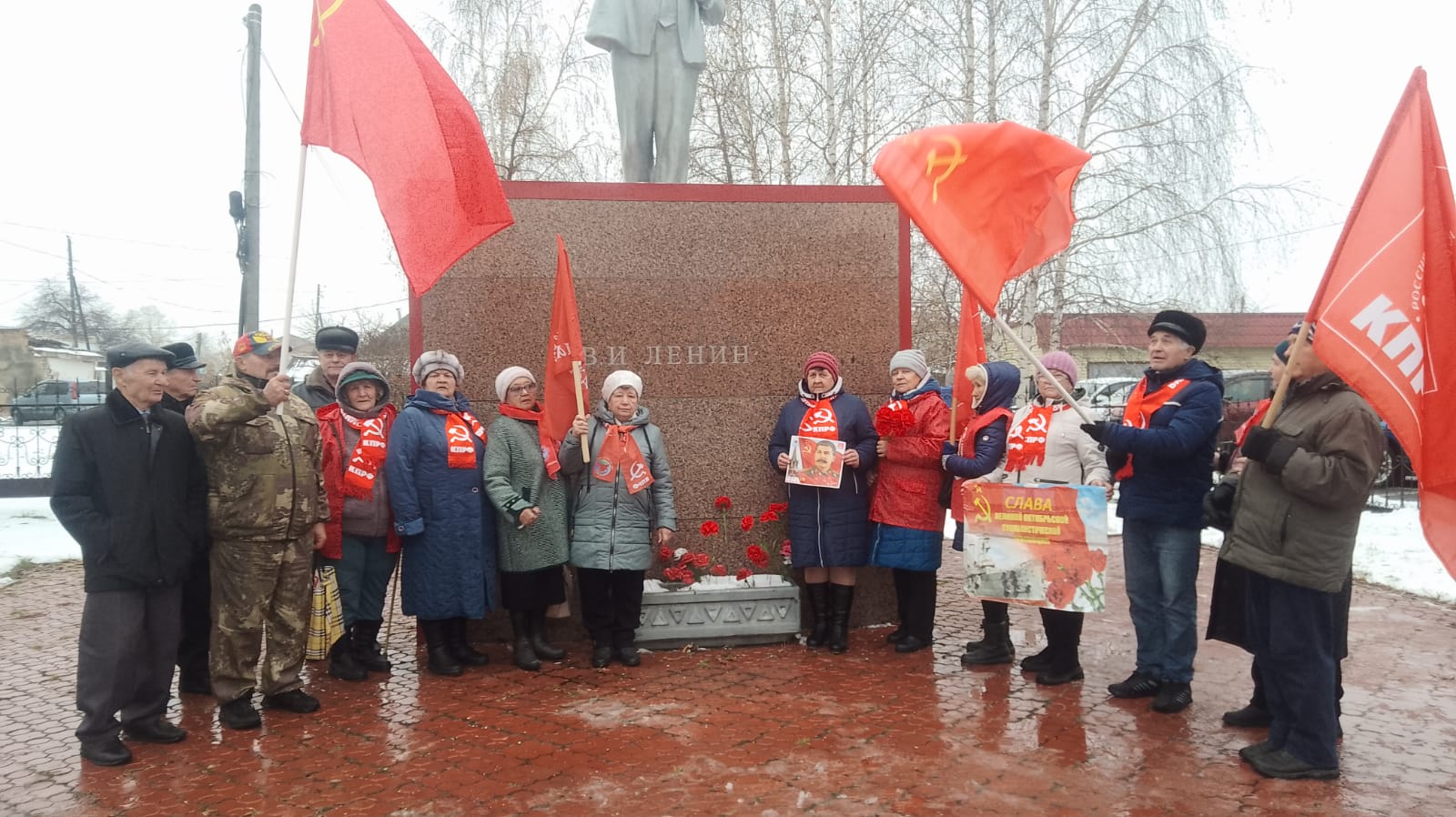В Казанском районе отметили День Великого Октября