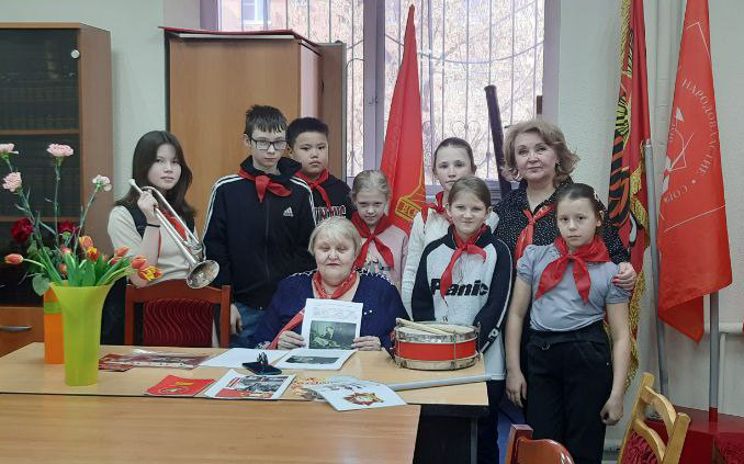 Тюменские пионеры провели сбор, посвящённый 155-летию со Дня рождения В.И. Ленина