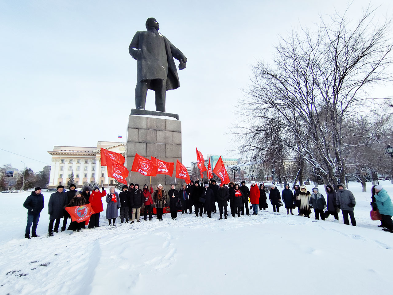 Тюменские коммунисты почтили память В.И. Ленина