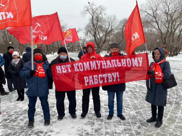Митинг за Грудинина и против QR-кодов